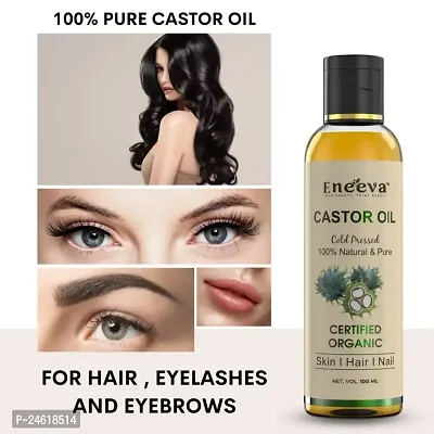 Eneeva CASTOR Naturals Cold-Pressed oil, 100% Pure Oil  Coc