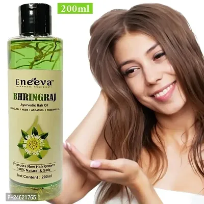 Eneeva Bhringraj Hair Oil for Men  Women with Onion  Redensyl for Hair Fall Control, Hair Growth Oil for Hair Fall - 200ml