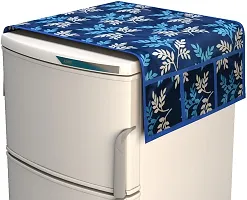 Classic Fridge Top Cover With 3 Piece Fridge Mat and 1 Handle Cover Pack Of 5-thumb1