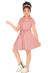 Ziora Girls Above Knee Frock and Dress With beautiful stunning design (MULTICOLOUR, Half Sleeve)-thumb2