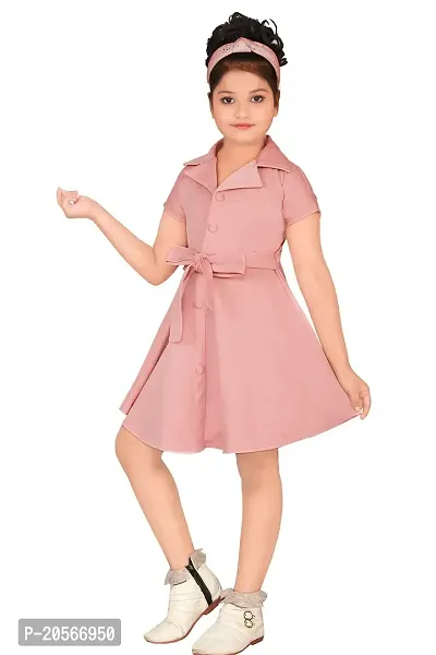 Ziora Girls Above Knee Frock and Dress With beautiful stunning design (MULTICOLOUR, Half Sleeve)-thumb3