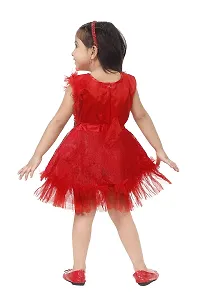 Ziora Baby Girls Frock Maxi Dress Net A Line Dress for Girl-thumb2