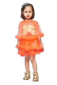 Ziora Baby Girls Frock Knee Length Frock for Girl's Party Frock Dresses for Kids-thumb2