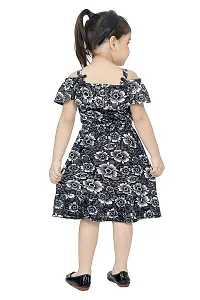 Ziora Trendy Girl's Frock Dresses Pretty Styles Girl's Frock and Dresses for Girl's Fancy Designer Frock Below Knee Length Frock for Girl's-thumb2