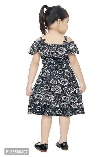 Ziora Trendy Girl's Frock Dresses Pretty Styles Girl's Frock and Dresses for Girl's Fancy Designer Frock Below Knee Length Frock for Girl's-thumb3