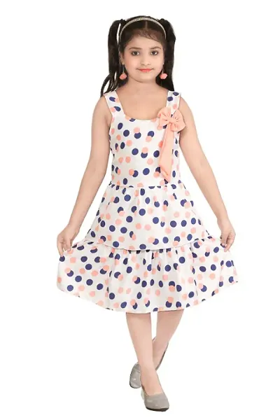Polka Dot Printed Cotton Dress