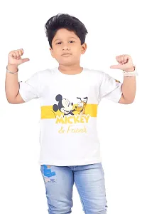 Fancy Cotton Blend Tees For Boys Pack Of 3-thumb3