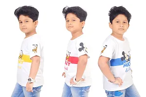 Fancy Cotton Blend Tees For Boys Pack Of 3-thumb4