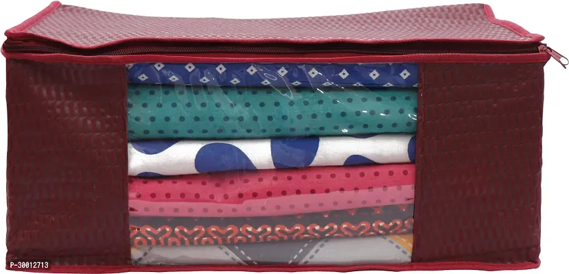 Non Woven Single Saree Organizer Pack Of 1-thumb0