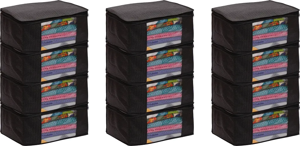 Non Women Single Saree Cover Storage Bag Organizer Pack Of 12