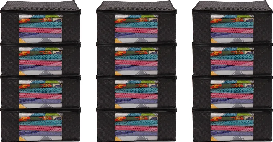 Non Women Single Saree Cover Storage Bag Organizer Pack Of 12