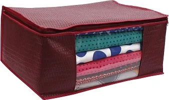 Non Women Single Saree Cover Storage Bag Organizer Pack Of 12-thumb1