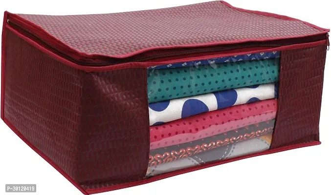 Non Women Single Saree Cover Storage Bag Organizer Pack Of 12-thumb2