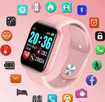 D20 Bluetooth Smart Touchscreen Smart Watch pink colour-thumb3