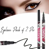 36 H -liquid waterproof eye liner Pen 2.5 g  (BLACK) Pack of 2-thumb1