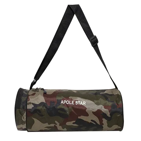 Stylish PU Self Pattern Duffle Bag