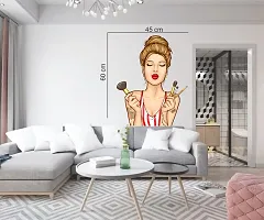 Classic Polymer Salon Girl Wall Sticker-thumb1