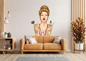 Classic Polymer Salon Girl Wall Sticker-thumb2