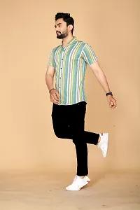 Stylish Multicoloured Polyester Casual Shirts For Men-thumb2