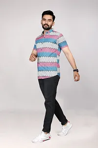 Stylish Multicoloured Polyester Casual Shirts For Men-thumb2