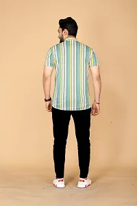 Stylish Multicoloured Polyester Casual Shirts For Men-thumb1