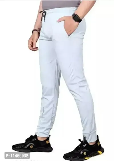 Multicoloured Polyester Joggers For Men-thumb0