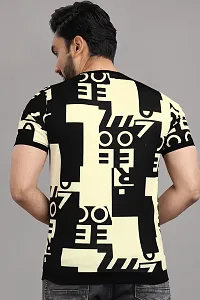 Stylish Polyester Printed Tshirt for Men-thumb1