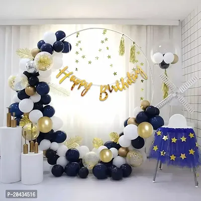 ZYRIC Happy Birthday Blue Balloons Decoration Kits