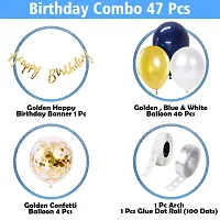 ZYRIC Happy Birthday Blue Balloons Decoration Kits-thumb1