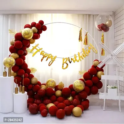 Happy Birthday Red Balloons Decoration Kits