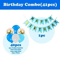 ZYRIC Happy Birthday Blue Balloons Decoration Kits-thumb1
