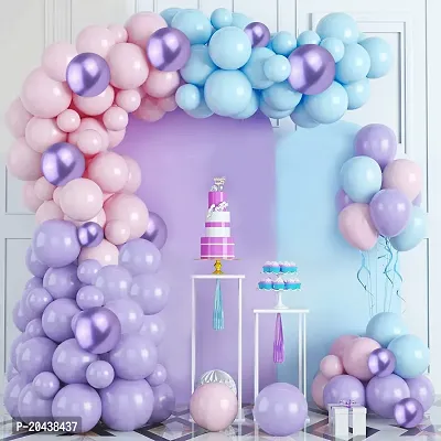 ZYRIC Party Multi Color Birthday Balloons Decoration Kits