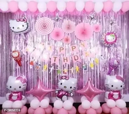 Hello kitty Happy Birthday Decoration kits-thumb0