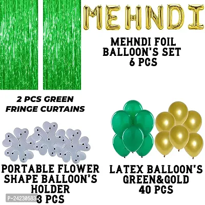 ZYRIC Mehndi Ceremony Decoration pack of (51pcs)-thumb2