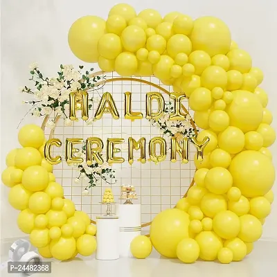 ZYRIC Haldi Ceremony Decoration (pack of 85pcs)