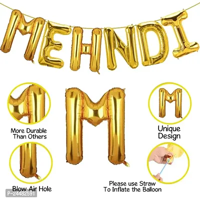 ZYRIC Mehndi Ceremony Decoration pack of (56pcs)-thumb4