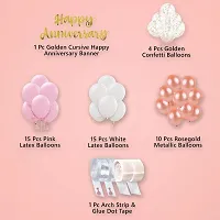 ZYRIC Happy Anniversary Decoration kits  (pack of 47pcs)-thumb1