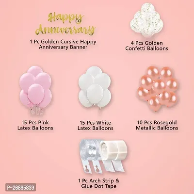 ZYRIC Happy Anniversary Decoration kits  (pack of 47pcs)-thumb2