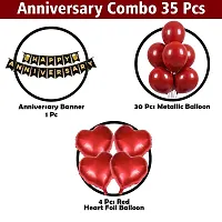 ZYRIC Happy Anniversary Decoration kits For Couples (pack of 35pcs)-thumb2