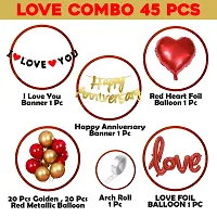ZYRIC Happy Anniversary Decoration kits For Couples (pack of 45pcs)-thumb3