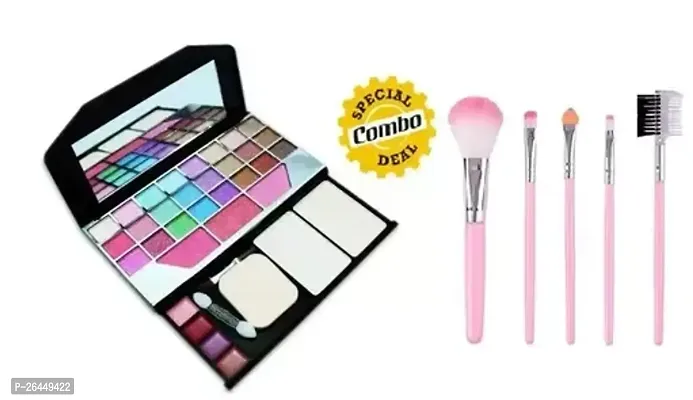 Complete Makeup Kit 5Pc Brush Set Combo Pac