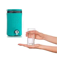 Water Jug Camper with Tap Plastic Insulated Water 5 Liter Water Storage Cool Water Storage for Traveling Water Jug 5 Lit - Multicolor-thumb1