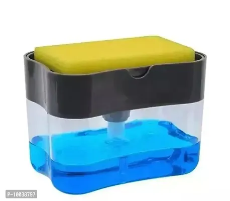 Trendy 2 In 1 Sponge Holder Soap Dispenser-thumb0