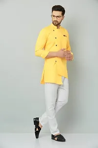 Stylish Fancy Cotton Short Kurta For Men-thumb2