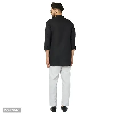 BENSTITCH Men's Self design Kurta  Pant Pyjama Set-thumb2