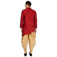 LEMONX Kurta and Dhoti Set for Mens (40, MaroonGold)-thumb2