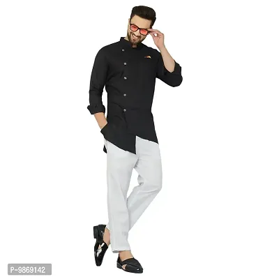 BENSTITCH Men's Self design Kurta  Pant Pyjama Set-thumb0