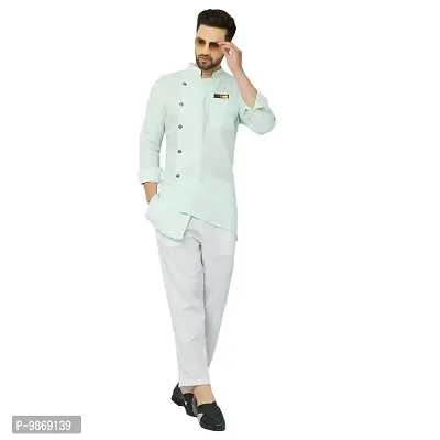 BENSTITCH Men's Self design Kurta  Pant Pyjama Set (M(38), Green)