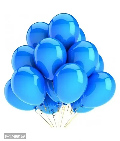 Devdrishti Products Decoration Metallic Balloon, Pack Of 50, Blue. Metallic Balloons Pack For Birthday Decoration, Hd Metallic Balloons Decoration For Birthday, Anniversary, Baby Shower, New Year