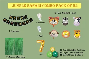 Devdrishti Products Jungle Theme Happy Birthday Party Decoration Combo-thumb1